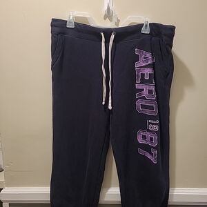 Vintage Aeropostale 1987 Womens XL Capri Joggers Y2k